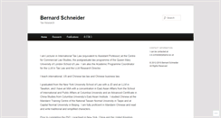 Desktop Screenshot of bernardschneider.com