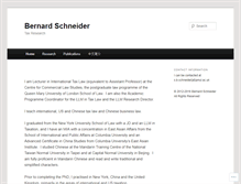 Tablet Screenshot of bernardschneider.com